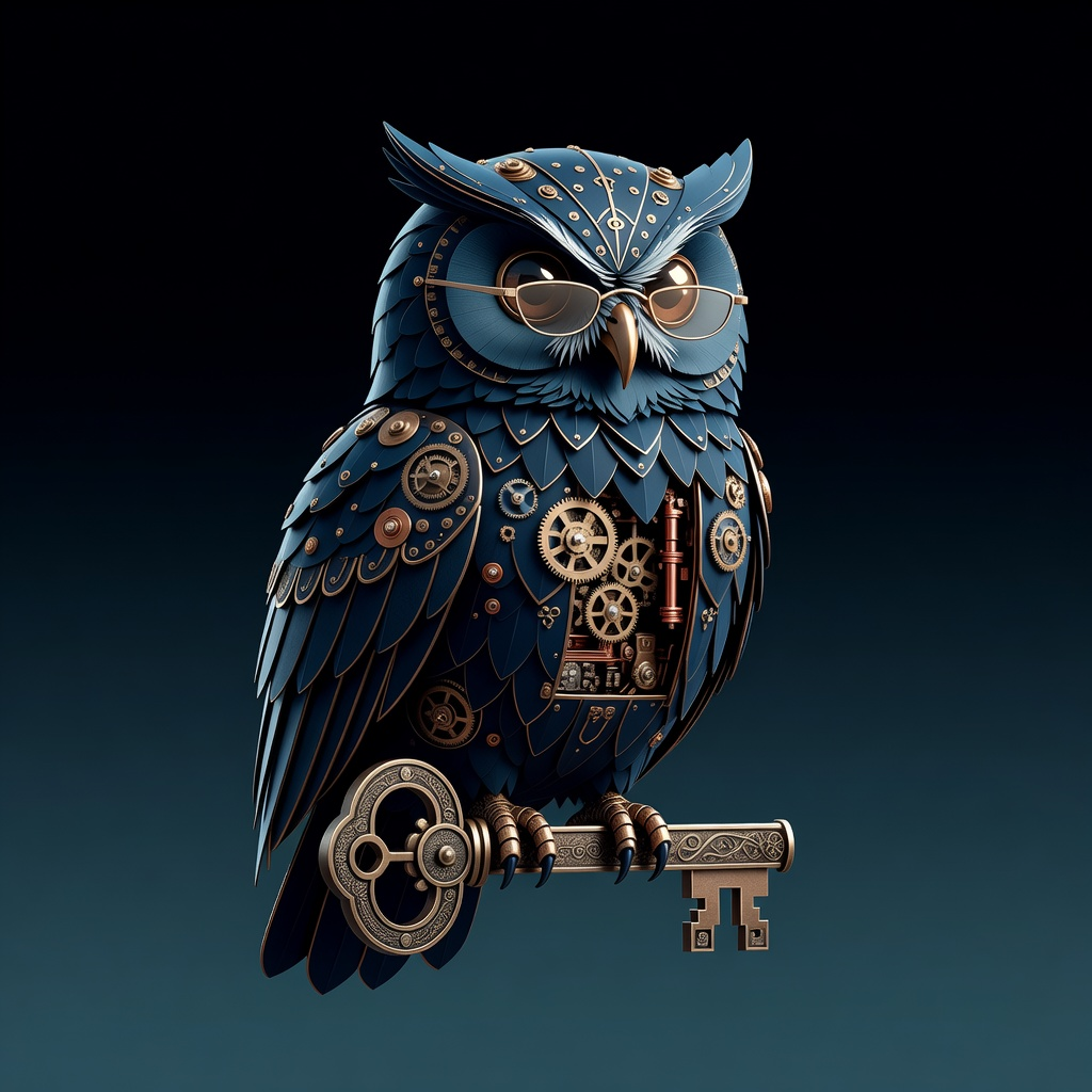 Herman, the clockwork owl